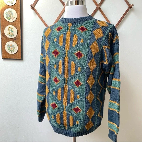 Vintage Dior Hand Knit Heavyweight Sweater - Picture 10 of 14